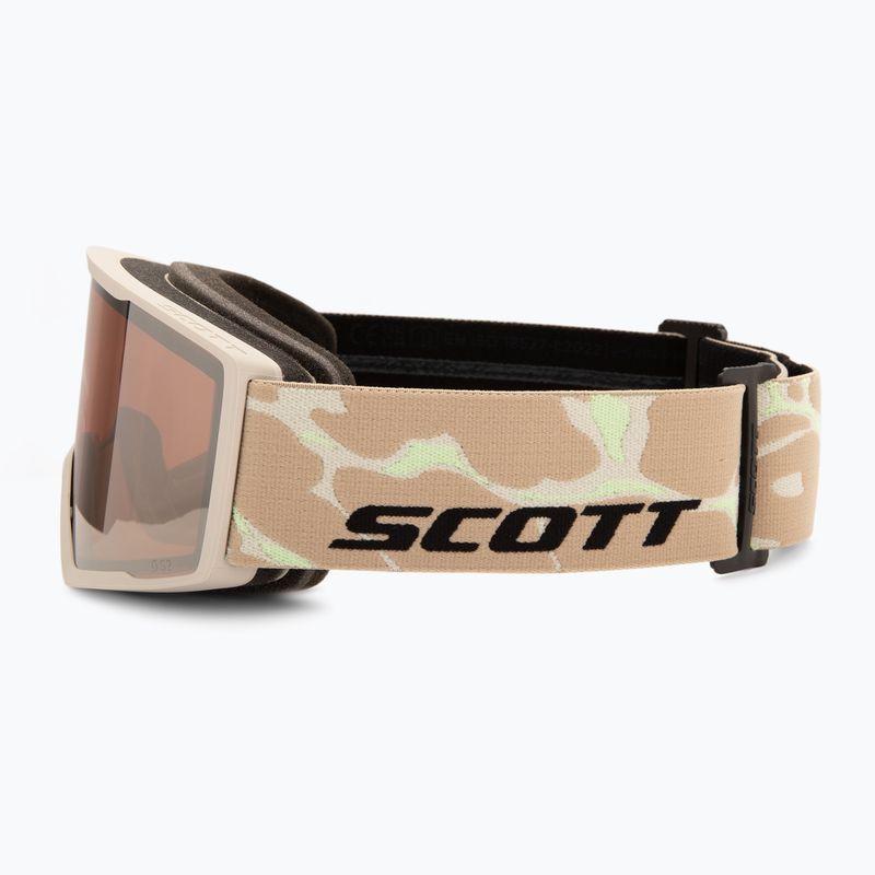 Slidinėjimo akiniai SCOTT Trace Pro mojave beige/silver chrome 4