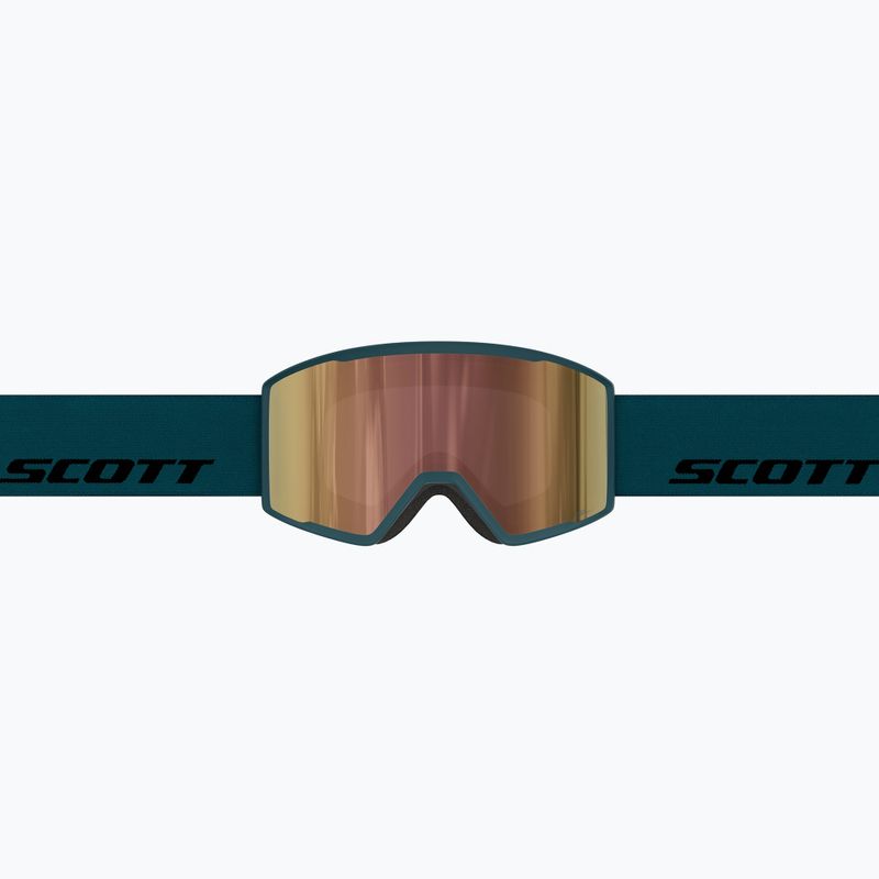 Slidinėjimo akiniai SCOTT Trace Pro Light Sensitive petrol green/amp ls cinnamon chrome 3