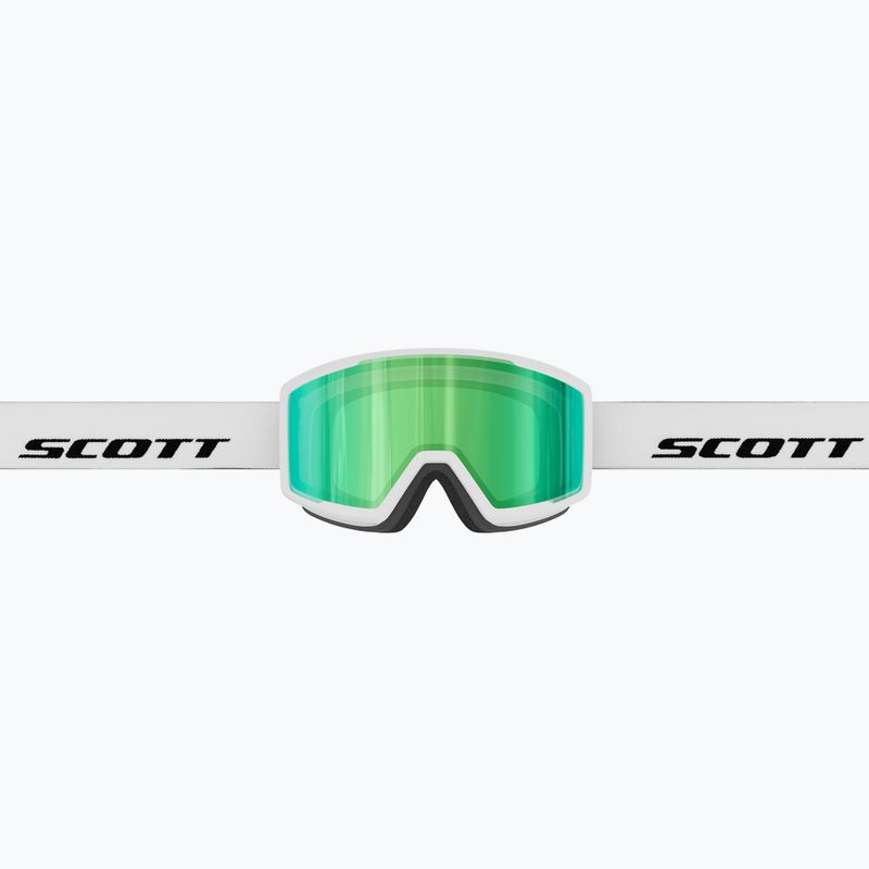 Slidinėjimo akiniai SCOTT Trace Pro Compact white/green chrome 3