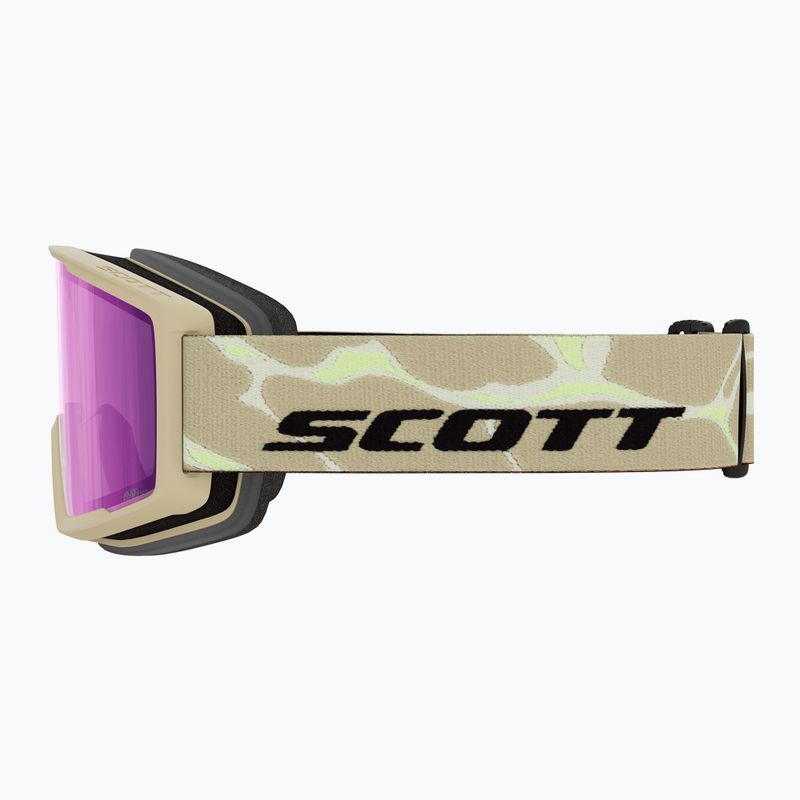 Slidinėjimo akiniai SCOTT Trace Pro Comact Light Sensitive S2-4 mojave beige/amp ls blue chrome 3