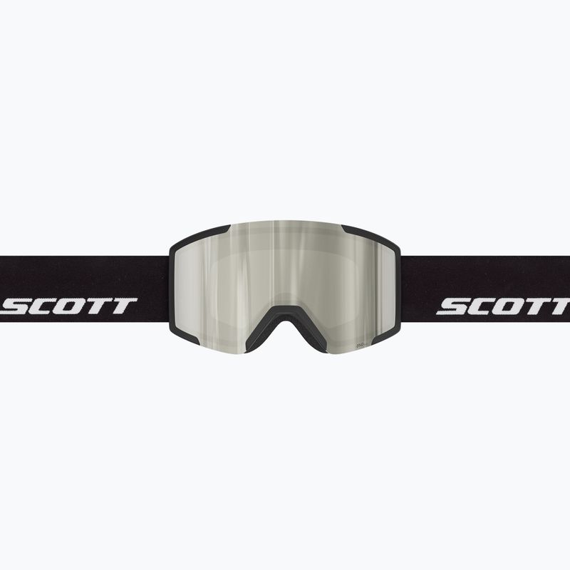 Slidinėjimo akiniai SCOTT Shield black/amp white chrome 4