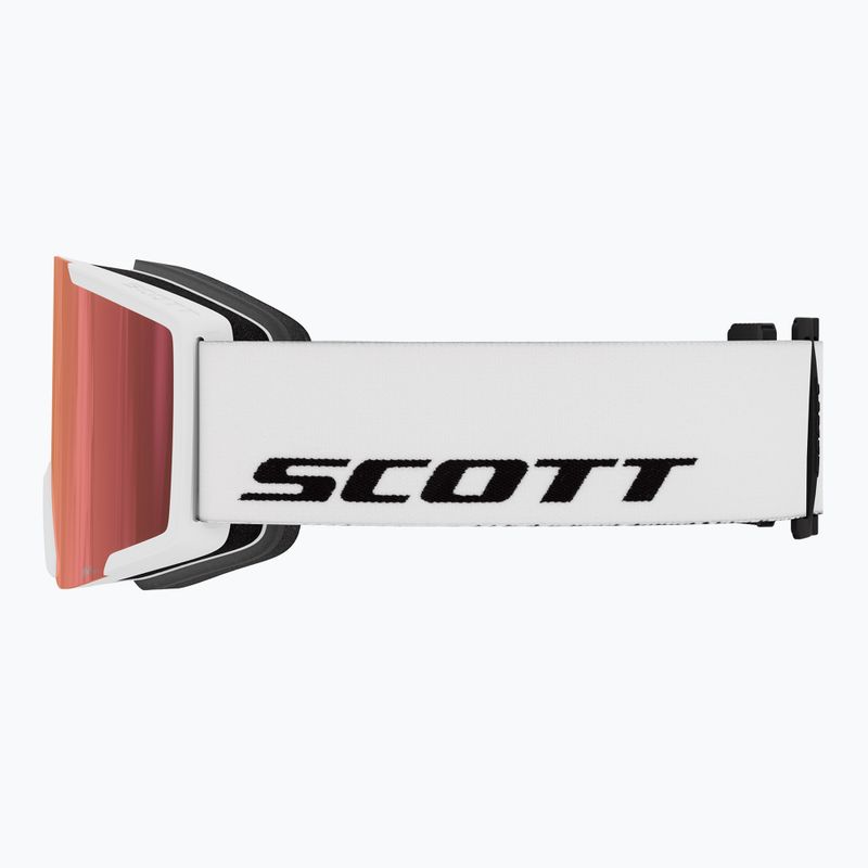 Slidinėjimo akiniai SCOTT Shield white/amp red chrome 2
