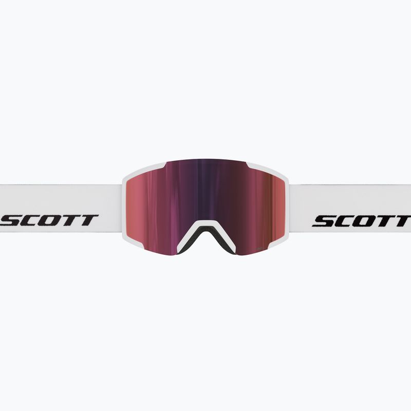 Slidinėjimo akiniai SCOTT Shield white/amp red chrome 4
