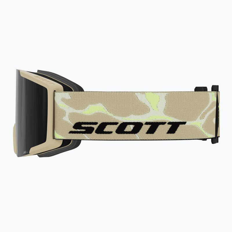 Slidinėjimo akiniai SCOTT Shield mojave beige/amp black chrome 2