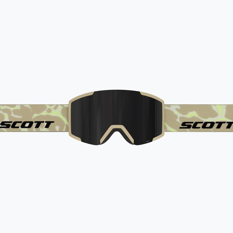 Slidinėjimo akiniai SCOTT Shield mojave beige/amp black chrome 4