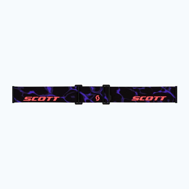 Slidinėjimo akiniai SCOTT Shield LS black/purple/cinnamon chrome 5