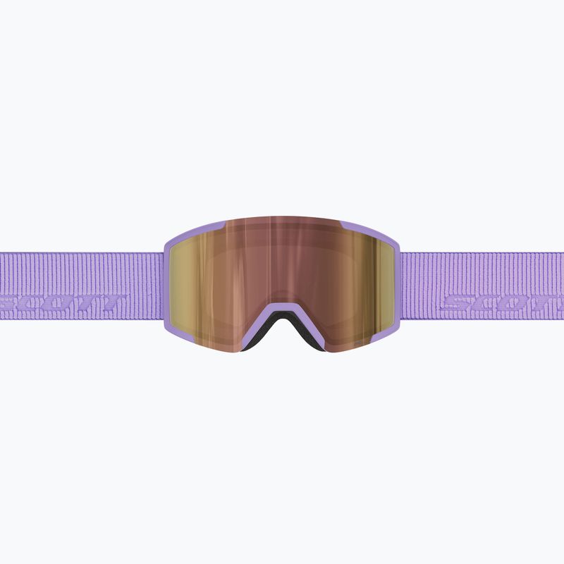 Slidinėjimo akiniai SCOTT Shield LS sherbet purple/amp ls cinnamon chrome 4