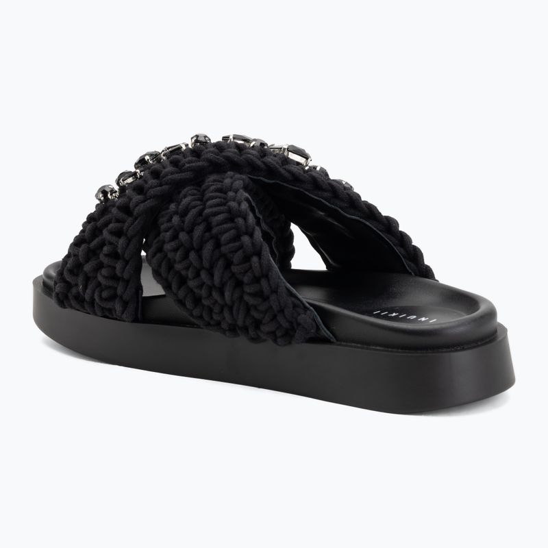 Moteriškos šlepetės INUIKII Woven Stones black 3