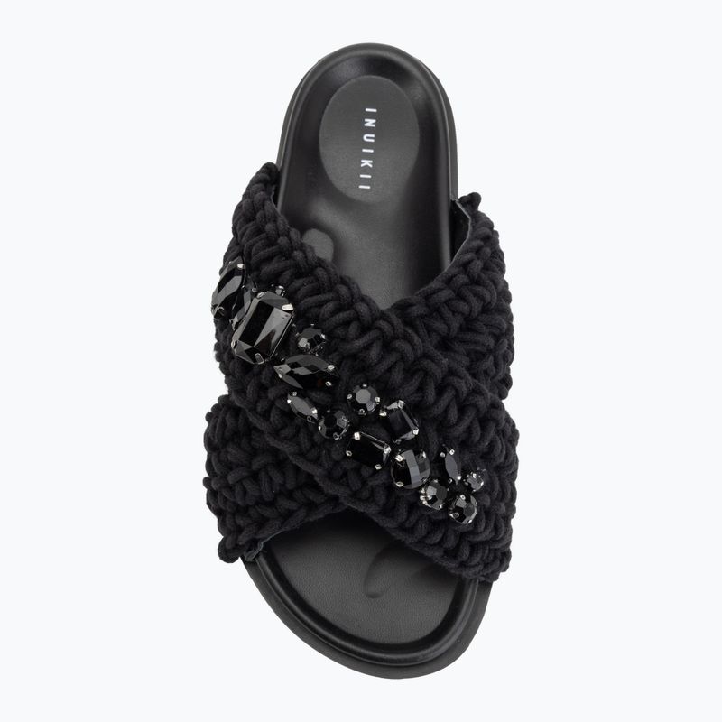Moteriškos šlepetės INUIKII Woven Stones black 5