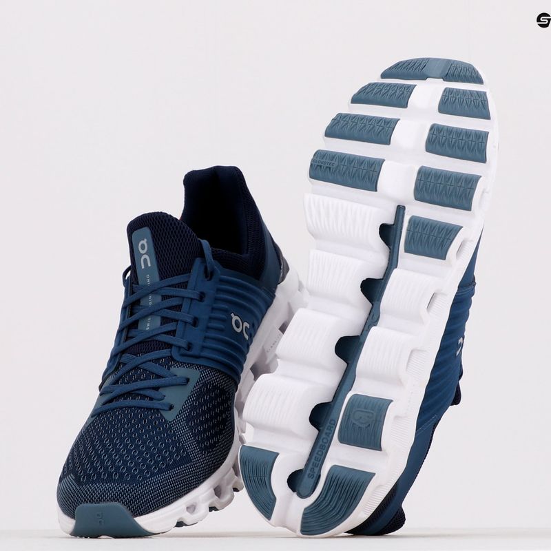 Vyriški bėgimo bateliai On Cloudswift navy blue 4199584 11