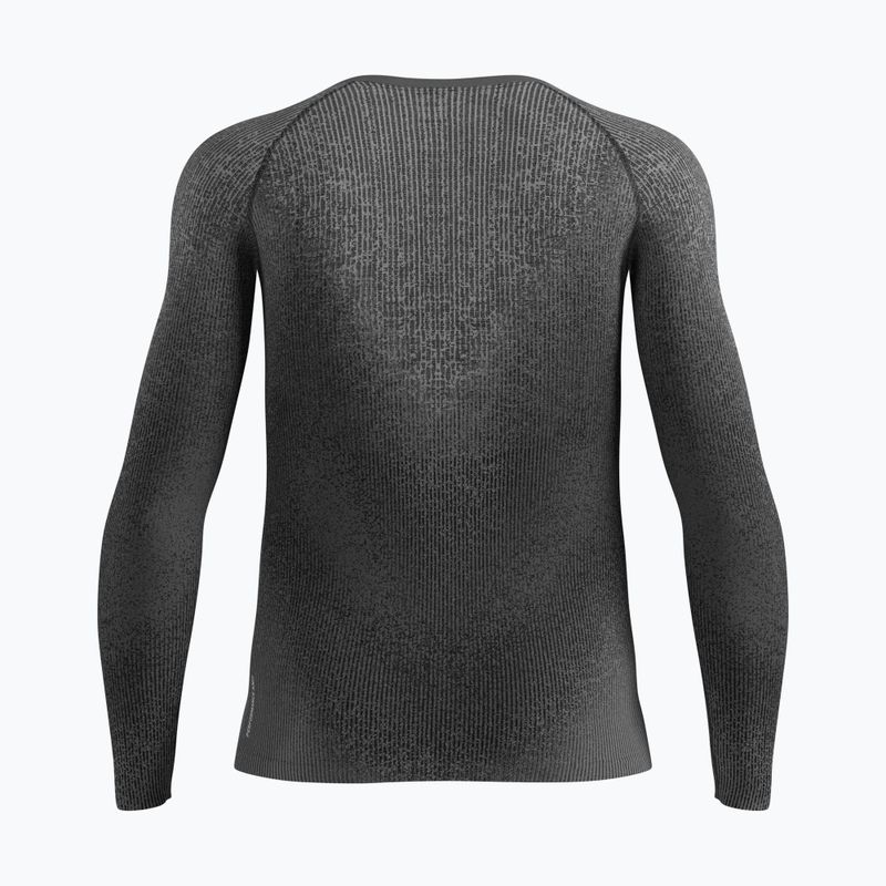Vyriški termoaktyvūs marškinėliai ilgomis rankovėmis ODLO Performance Warm Blackcomb Bl Top Crew Neck black 2
