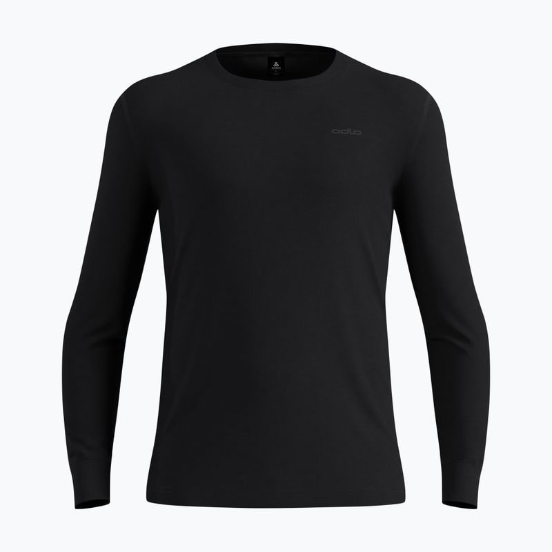 Vyriškas termoaktyvus džemperis ODLO Merino 200 Bl Top Crew Neck black 6