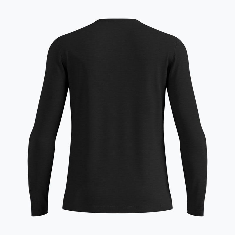 Vyriški termoaktyvūs marškinėliai ilgomis rankovėmis ODLO Merino 160 Bl Top Crew Neck black 5