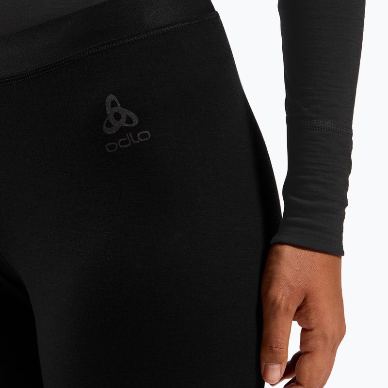 Moteriškos termoaktyvios kelnės ODLO Merino 160 Bl Bottom Long black 4