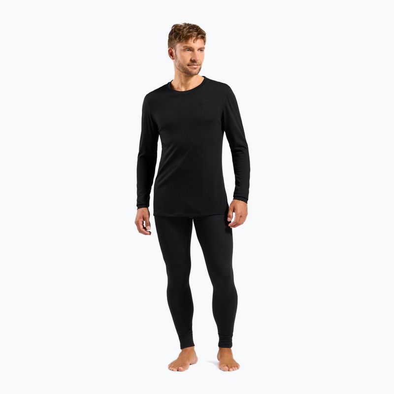 Vyriškos termoaktyvios kelnės ODLO Merino 160 Bl Bottom Long black 2