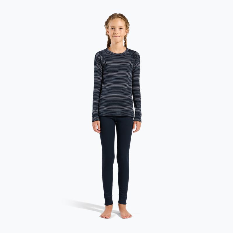 Vaikiškų termoaktyvių apatinių komplektas ODLO Active Warm Eco dark sapphire