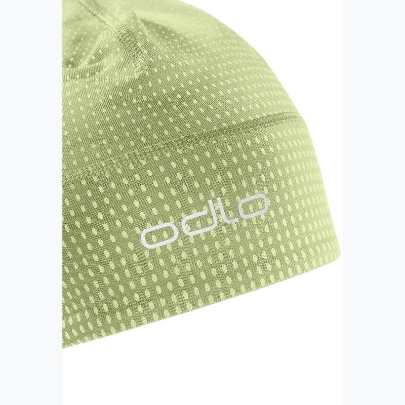 Žieminė kepurė ODLO Polyknit Warm Reflective shadow lime 3