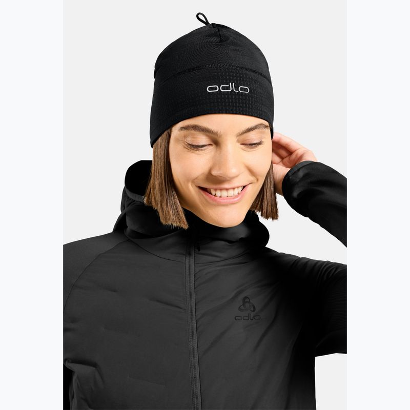 Žieminė kepurė ODLO Polyknit Warm Reflective black 4