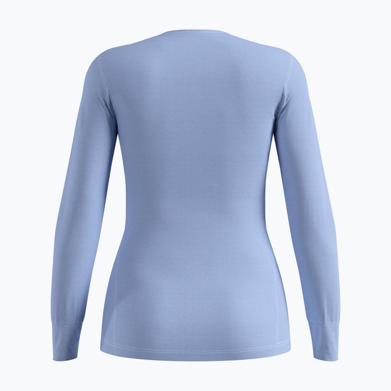 Moteriški termoaktyvūs marškinėliai ODLO Active Warm Bl Top Crew Neck blue heron 6