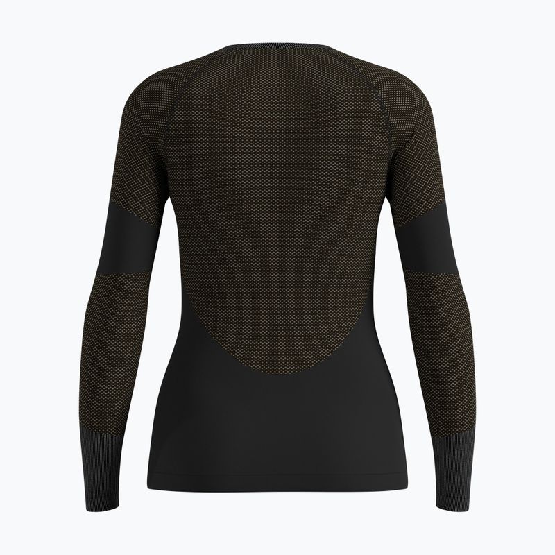 Moteriški termoaktyvūs marškinėliai ODLO Fundamentals Performance Warm Bl Top Crew Neck black 2