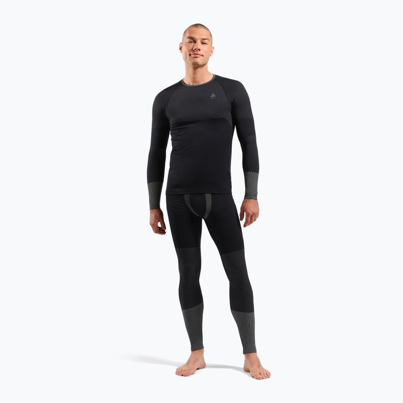 Vyriški termoaktyvūs marškinėliai ODLO Fundamentals Performance Warm Bl Top Crew Neck black 2