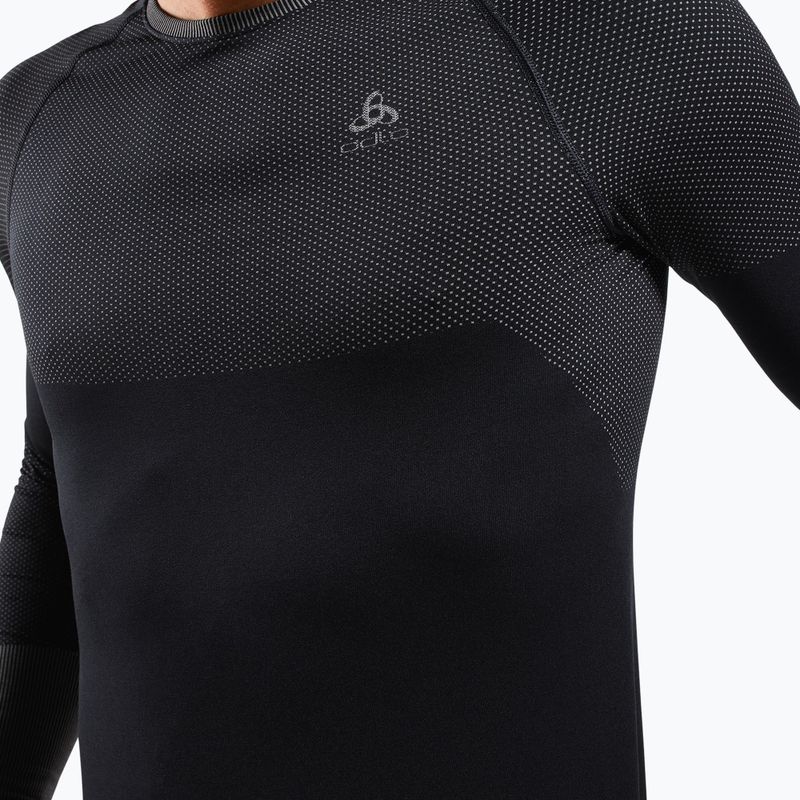Vyriški termoaktyvūs marškinėliai ODLO Fundamentals Performance Warm Bl Top Crew Neck black 4
