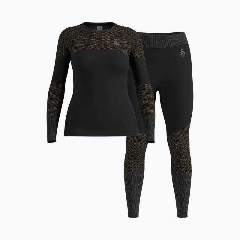 Moteriškas termo apatinių komplektas ODLO Fundamentals Performance Warm black