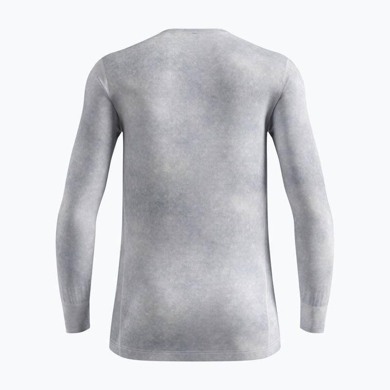 Vyriški termoaktyvūs marškinėliai ODLO Active Warm X Pow Bl Top Crew Neck odlo silver grey 2