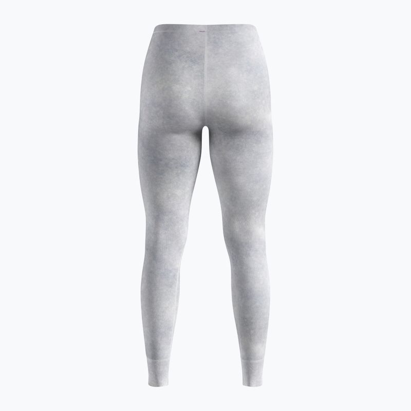Moteriškos termoaktyvios kelnės ODLO Active Warm X Pow Bl Bottom Long silver grey 2