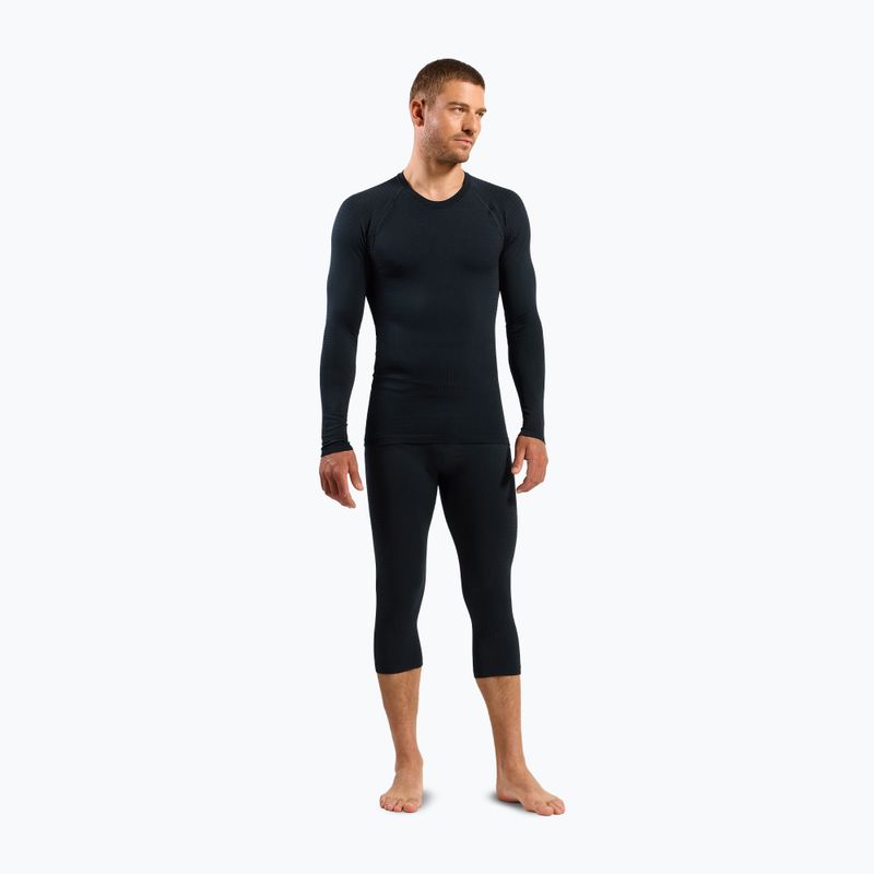 Vyriškas termoaktyvus džemperis ODLO Performance Warm Bl Top Crew Neck black 2