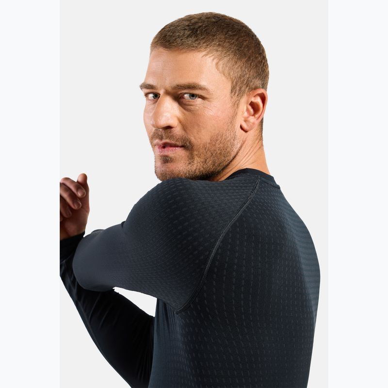 Vyriškas termoaktyvus džemperis ODLO Performance Warm Bl Top Crew Neck black 4