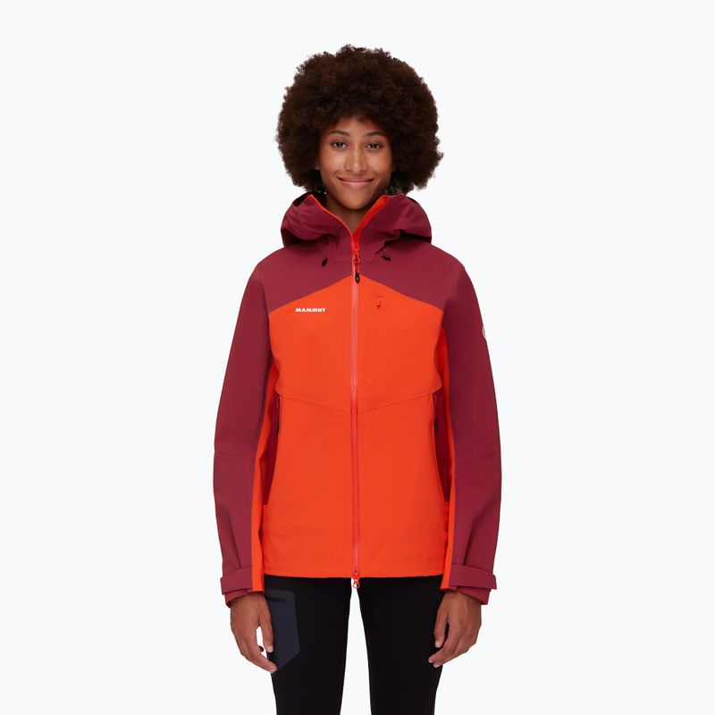 Mammut Alto Guide HS moteriška hardshell striukė raudona