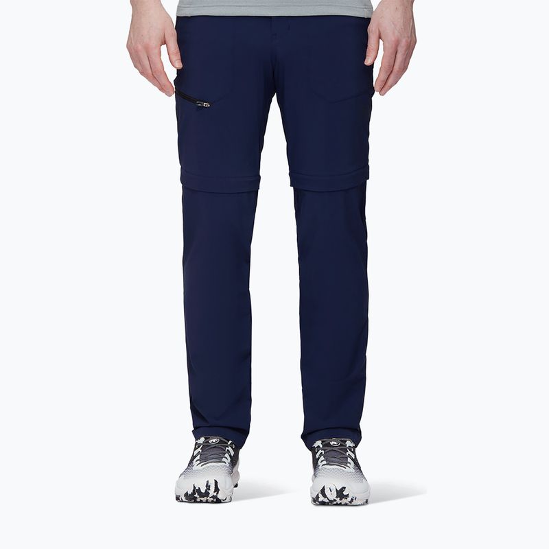 Mammut vyriškos trekingo kelnės Runbold Zip Off navy blue 1022-01690-5118-50-10