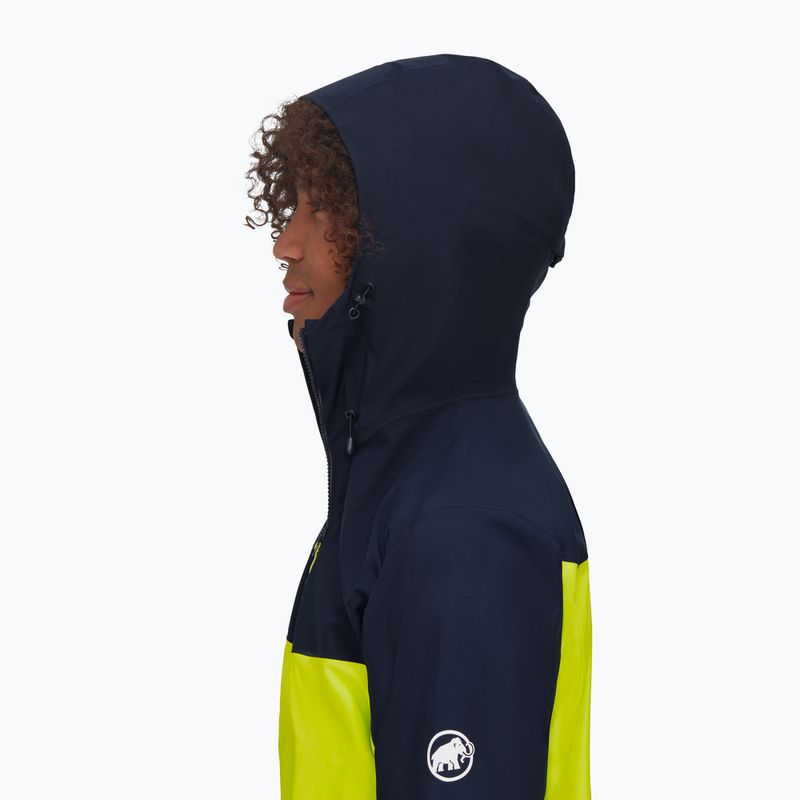 Mammut Convey Tour HS vyriška striukė nuo lietaus žalia/mėlyna 6