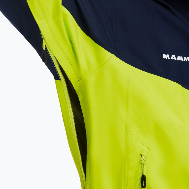 Mammut Convey Tour HS vyriška striukė nuo lietaus žalia/mėlyna 7