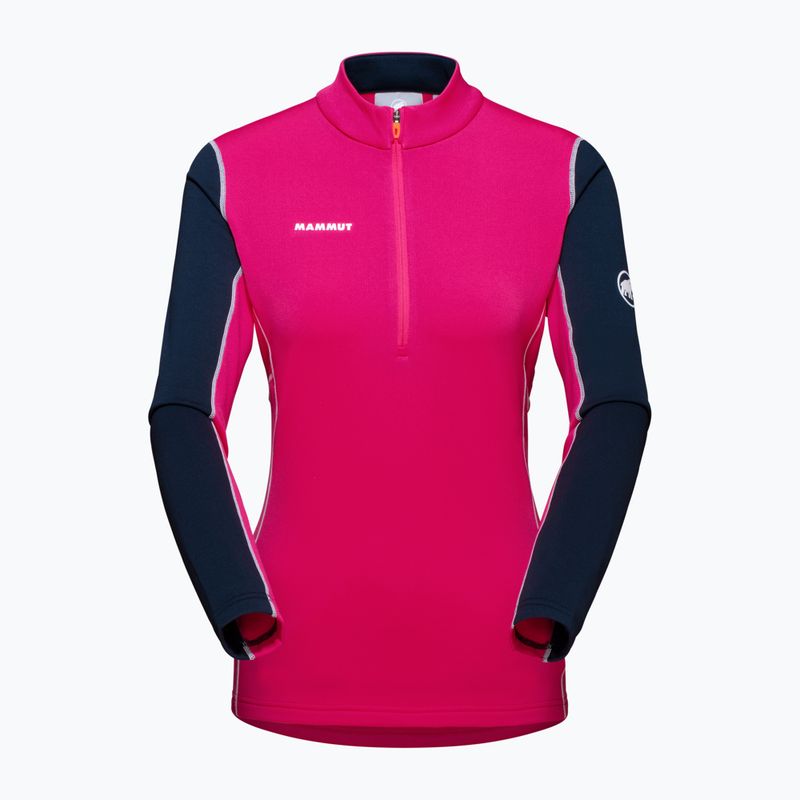 Mammut moteriškas džemperis Aenergy ML Half Zip Pull rožinės ir tamsiai mėlynos spalvos 4