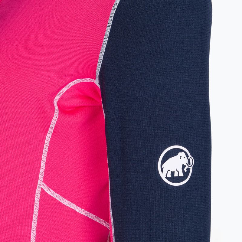 Mammut moteriškas džemperis Aenergy ML Half Zip Pull rožinės ir tamsiai mėlynos spalvos 3