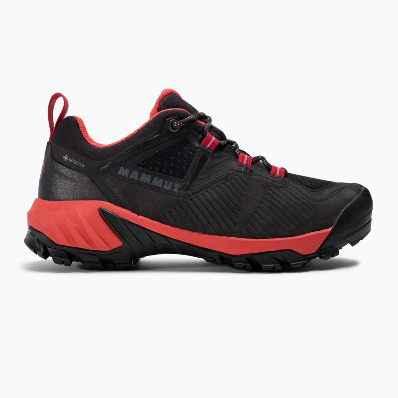 Moteriški trekingo batai Mammut Sapuen Low GTX black/sunset 2