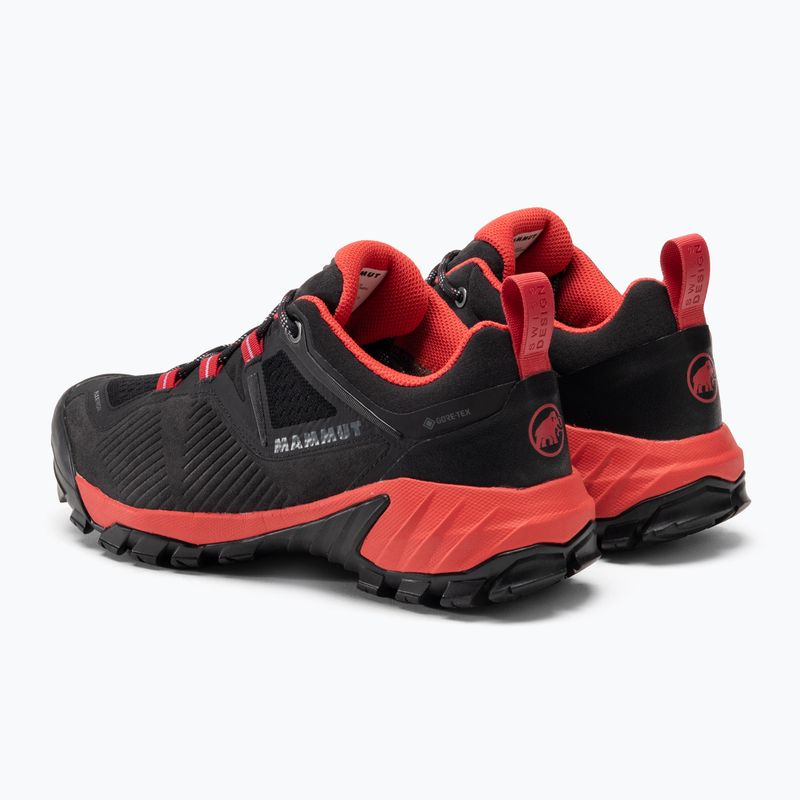 Moteriški trekingo batai Mammut Sapuen Low GTX black/sunset 3