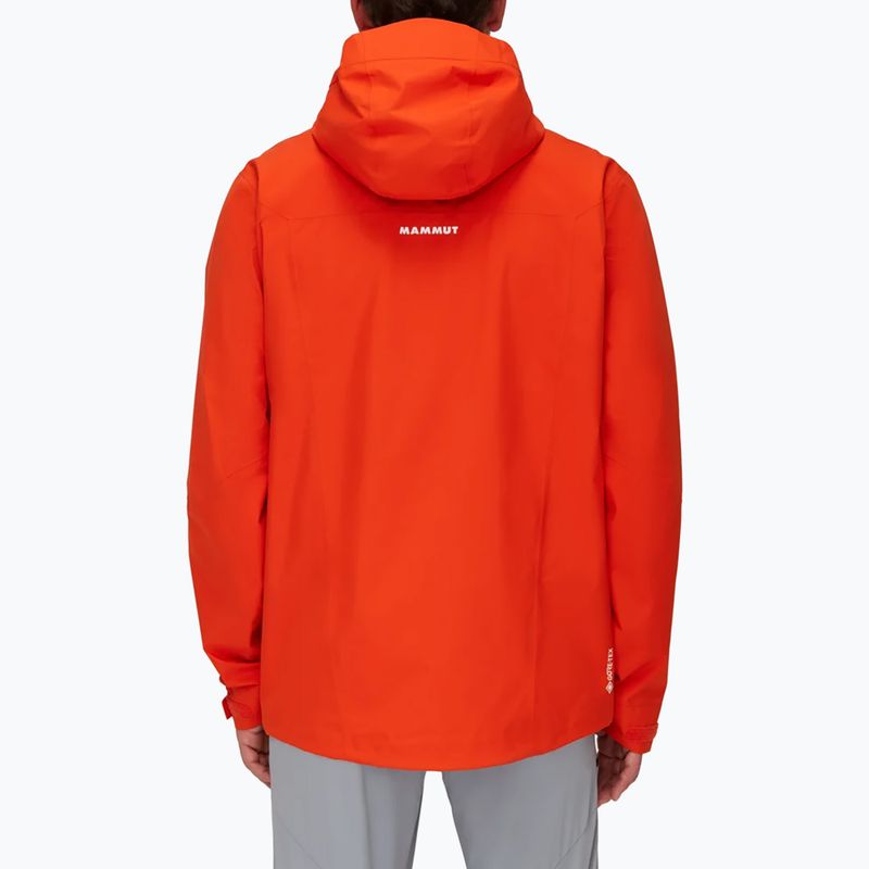 Mammut Convey Tour HS vyriška hardshell striukė oranžinė 4