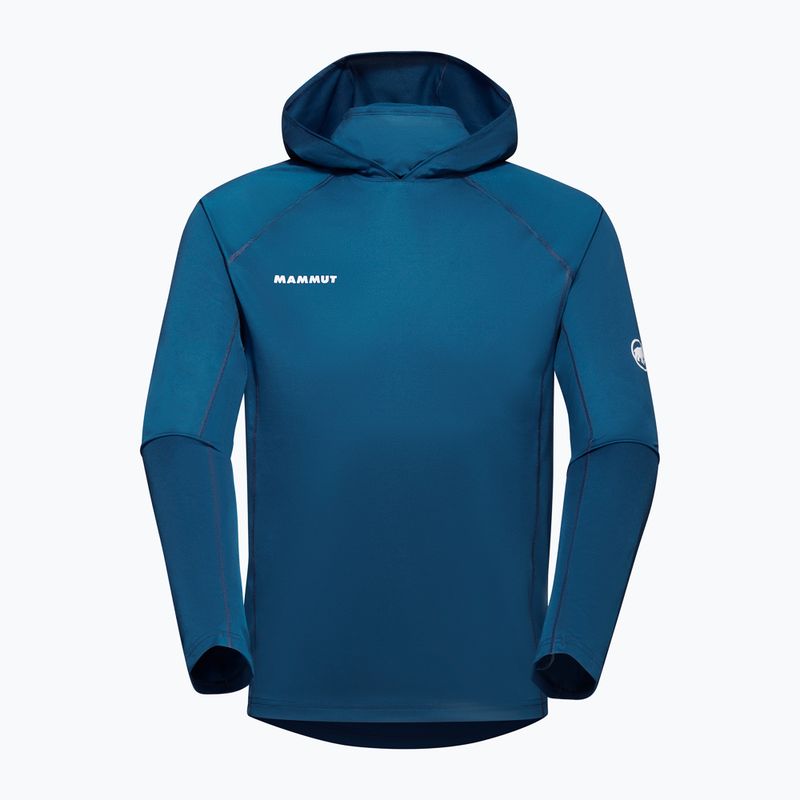 Mammut Selun FL Sun Hoody vyriški trekingo marškinėliai tamsiai mėlyni 1016-01420-50550-115 4