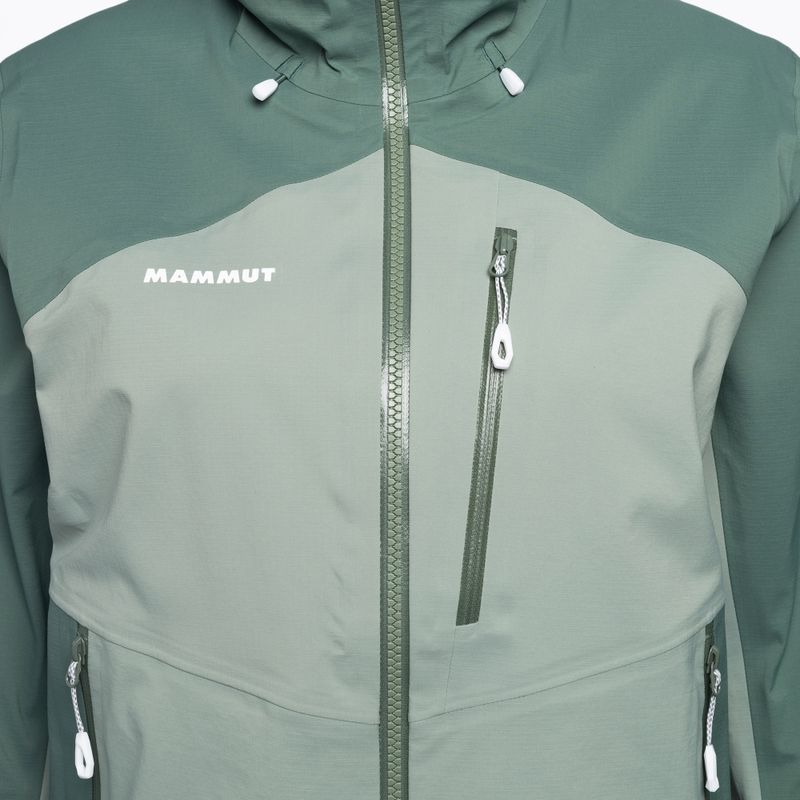 Mammut Alto Guide HS Moteriška striukė nuo lietaus su gobtuvu žalia 1010-29570-40240-114 3