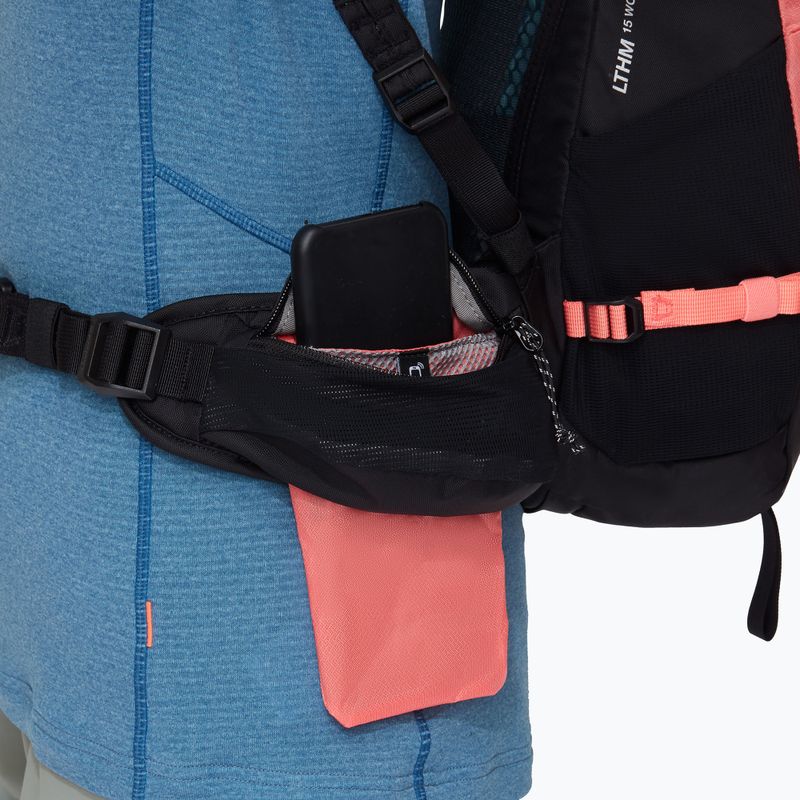 Mammut Lithium 15 l moteriška žygių kuprinė rožinė 9