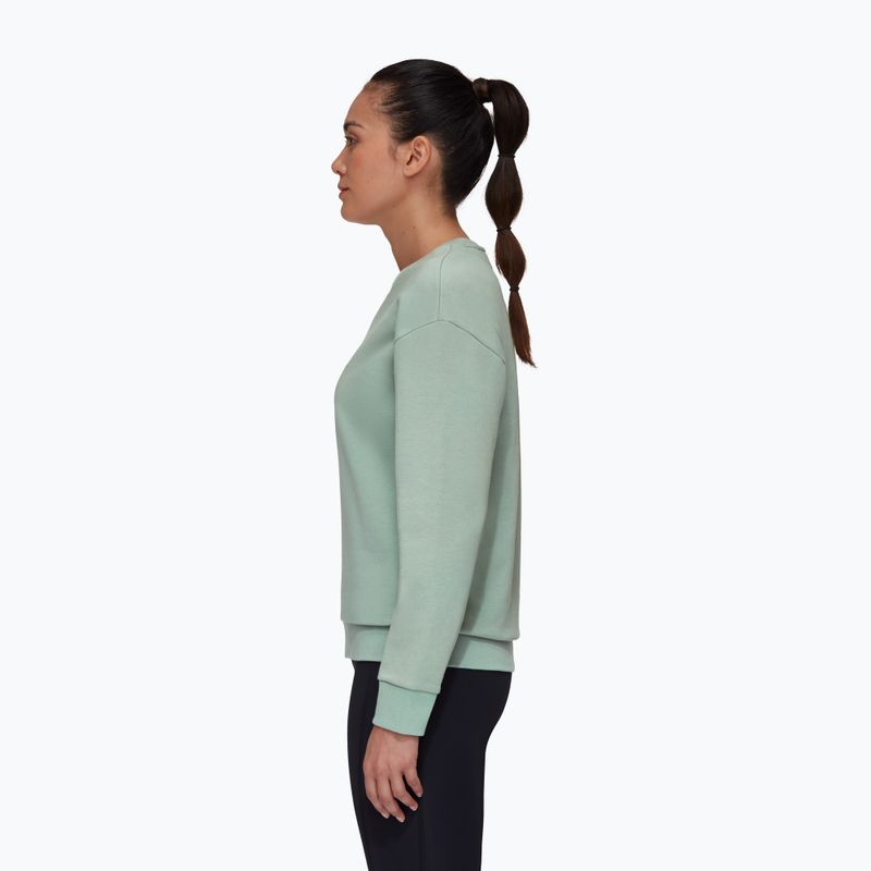 Mammut moteriškas džemperis Core ML Crew Neck Logo green 1014-04070-4100-114 2
