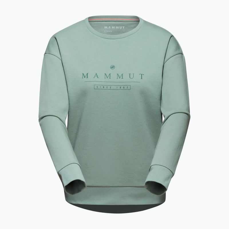 Mammut moteriškas džemperis Core ML Crew Neck Logo green 1014-04070-4100-114 8