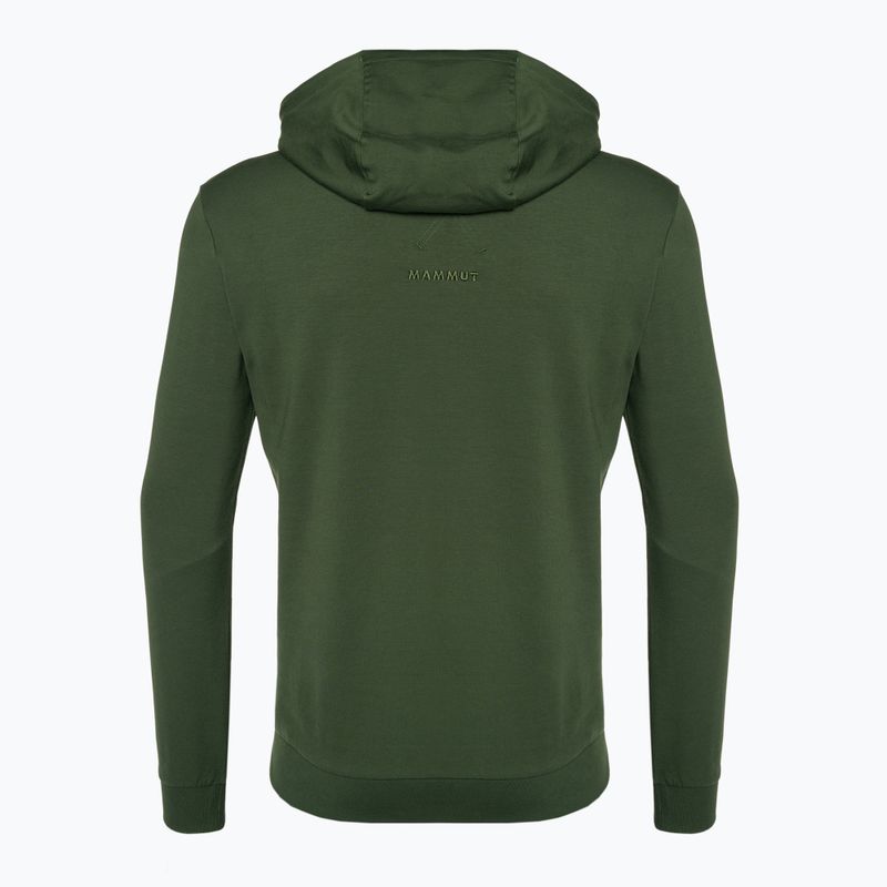 Vyriški Mammut ML Hoody Circle trekkinginiai džemperiai žalia 5