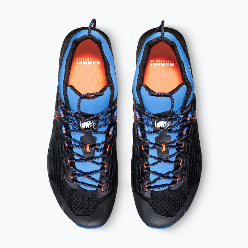 Vyriški priėjimo prie trasų batai Mammut Alnasca Knit III Low GTX black/glacier blue 12