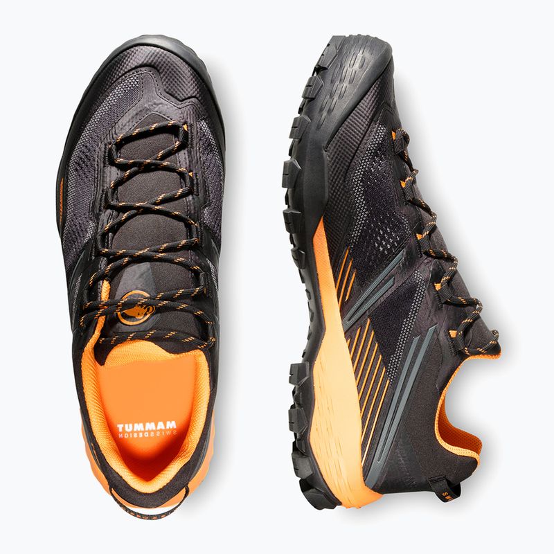 Vyriški žygio batai Mammut Ducan II Low GTX black/ dark tangerine 6