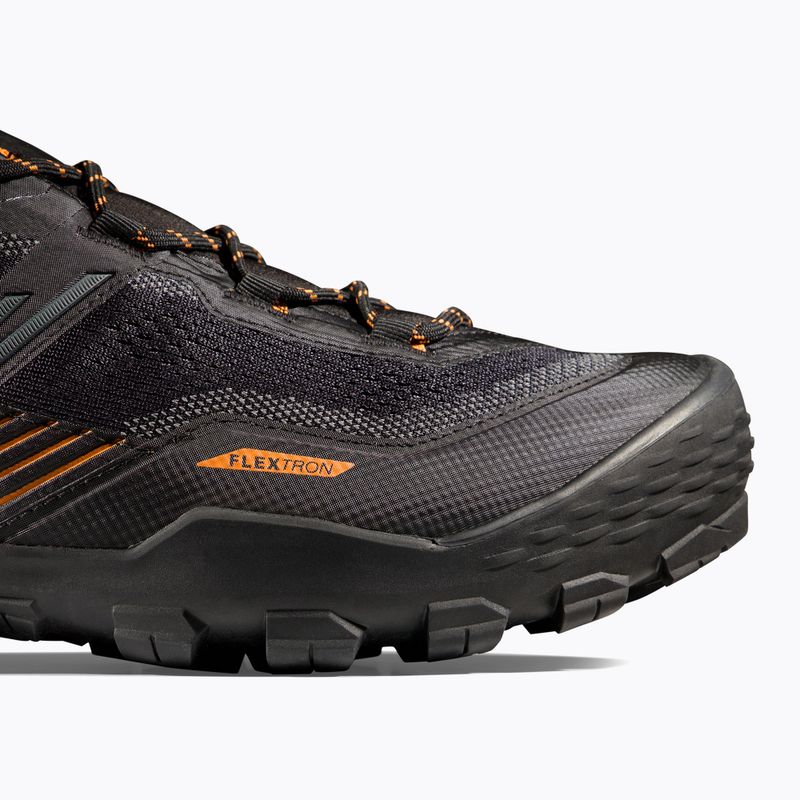 Vyriški žygio batai Mammut Ducan II Low GTX black/ dark tangerine 9