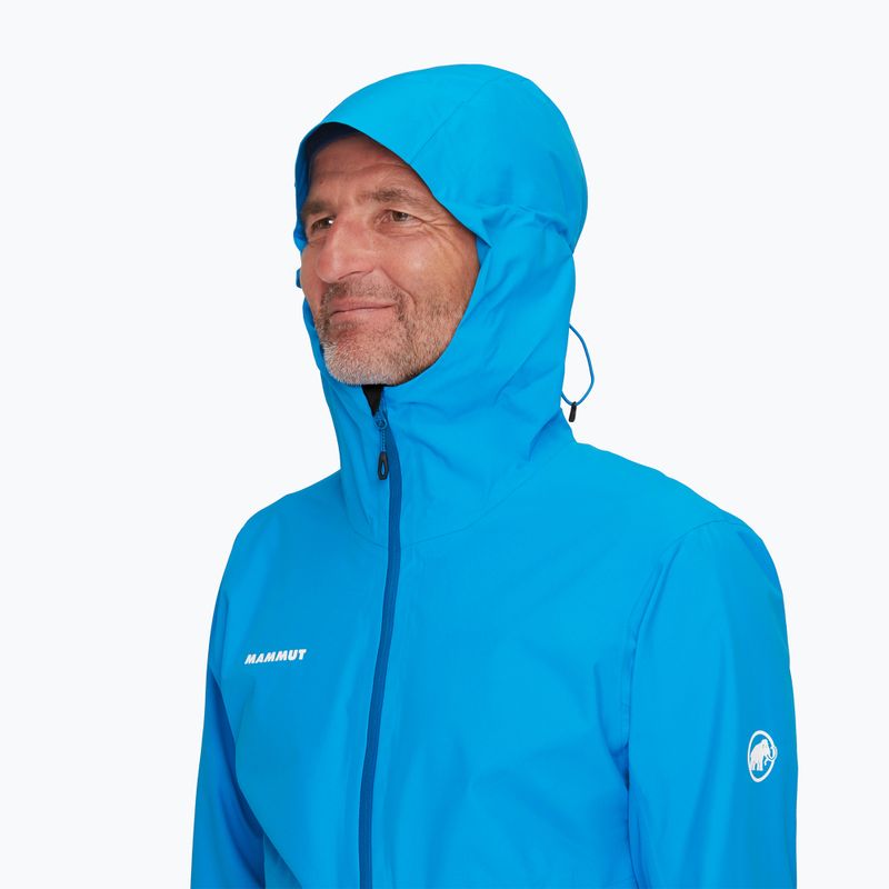 Vyriška striukė nuo lietaus Mammut Alto Light HS glacier blue 4